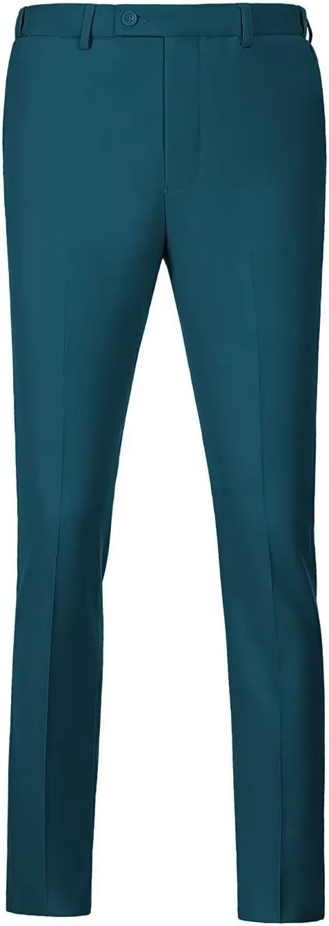 Men's Slim Fit Dress Pants Stretch Casual Pants Mens Work Slacks