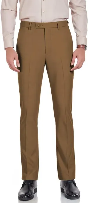 Men's Slim Fit Dress Pants Stretch Casual Pants Mens Work Slacks