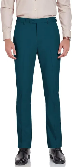 Men's Slim Fit Dress Pants Stretch Casual Pants Mens Work Slacks