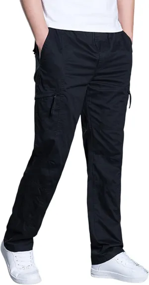 Men's Slim-Fit Stretch Cargo Pant Outdoor Work Cargo Shorts Cotton Shorts Relaxed Fit Work Shorts Loose Sweatpants