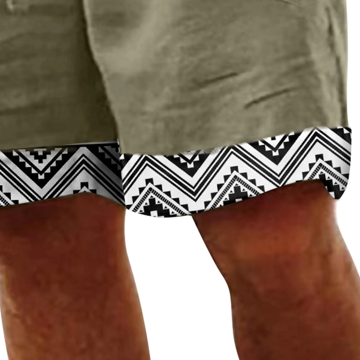 Mens Summer Linen Elastic Shorts Shorts Beach Shorts Casual Cotton Linen Shorts Mens Summer Linen Elastic Shorts