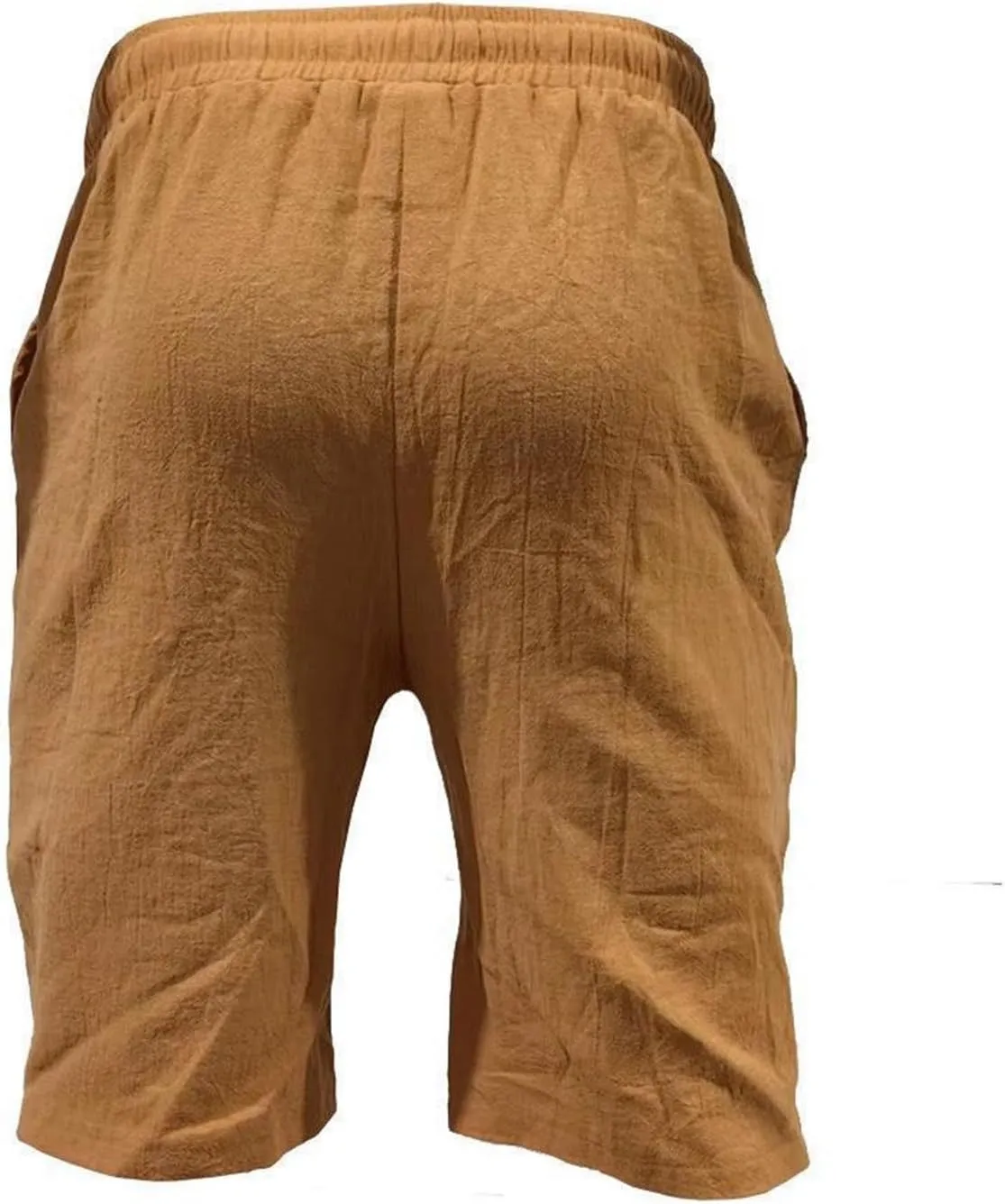 Mens Summer Linen Elastic Shorts Shorts Beach Shorts Casual Cotton Linen Shorts Mens Summer Linen Elastic Shorts
