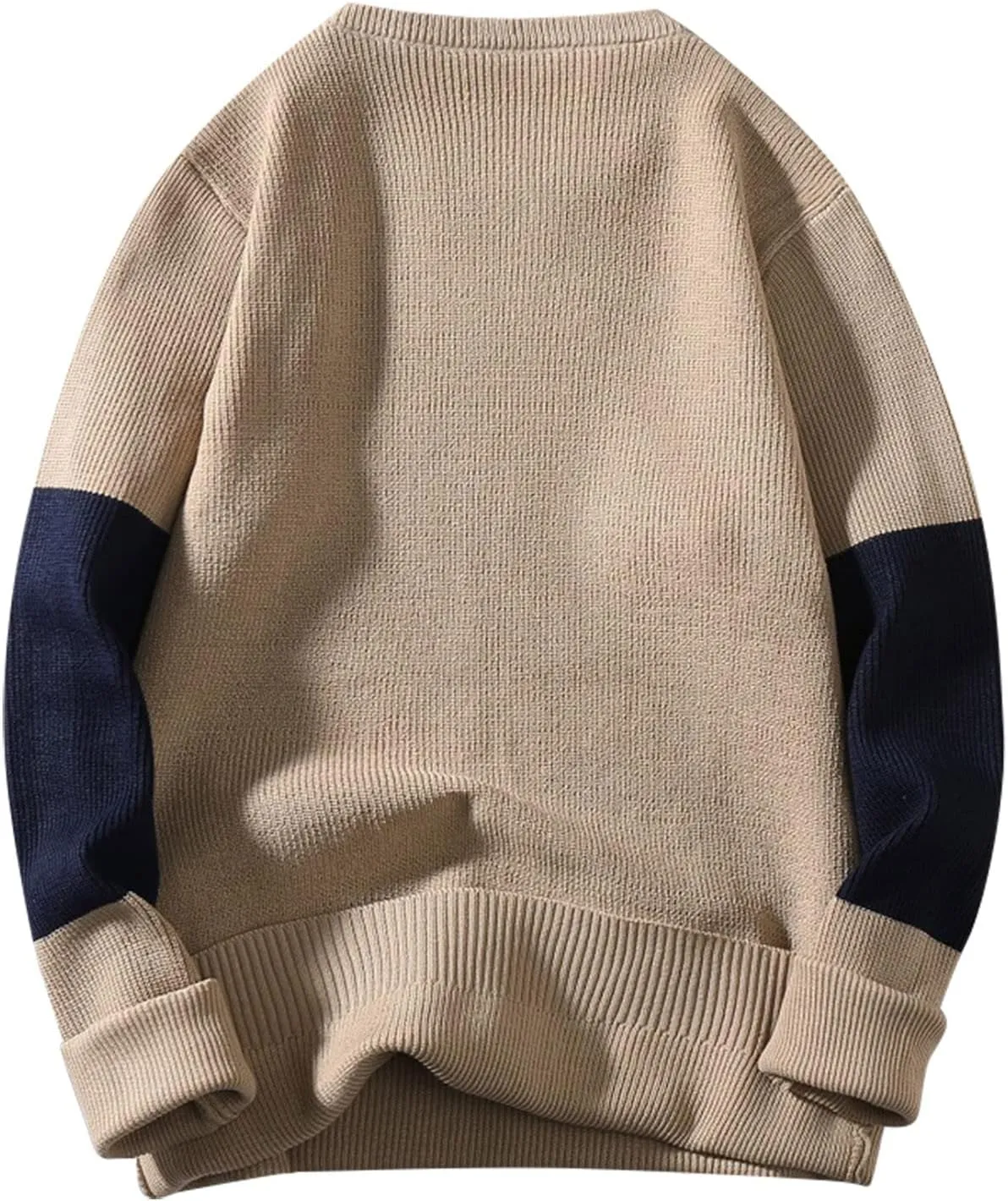 Mens Sweaters Dressy Male Autumn and Winter Wool Sweater Round Neck Pullover Mens Pullover Sweaters Dressy