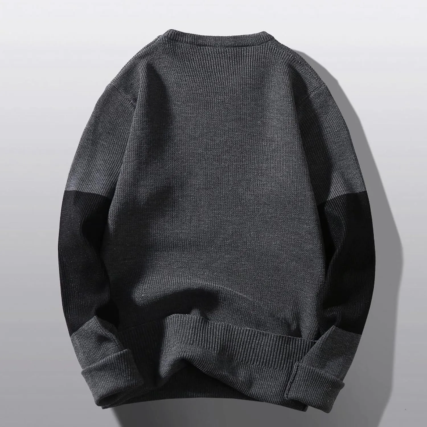 Mens Sweaters Dressy Male Autumn and Winter Wool Sweater Round Neck Pullover Mens Pullover Sweaters Dressy