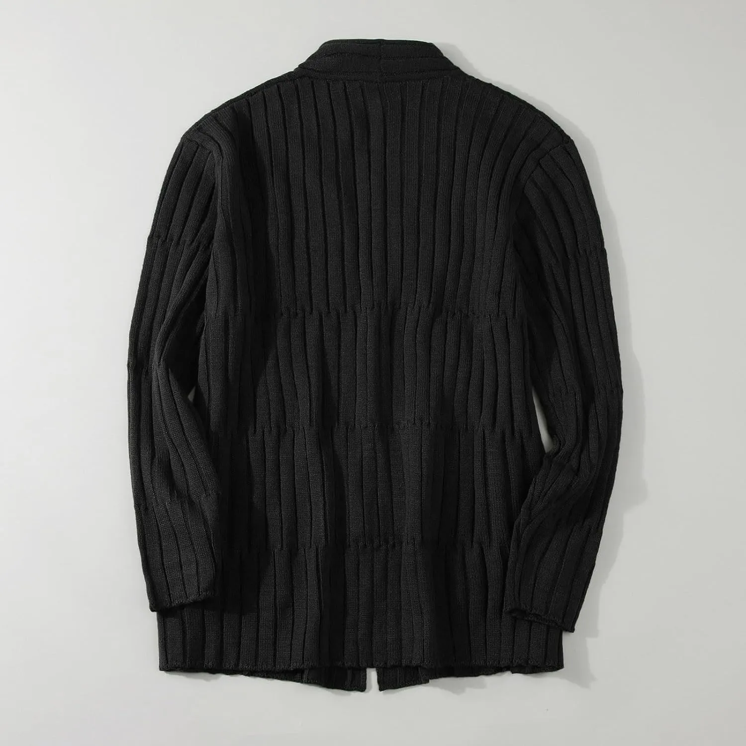 Mens Sweaters Vintage Casual Cardigan Sweaters Long Sleeve Shawl Button Down Mens Pullover Sweater v Neck