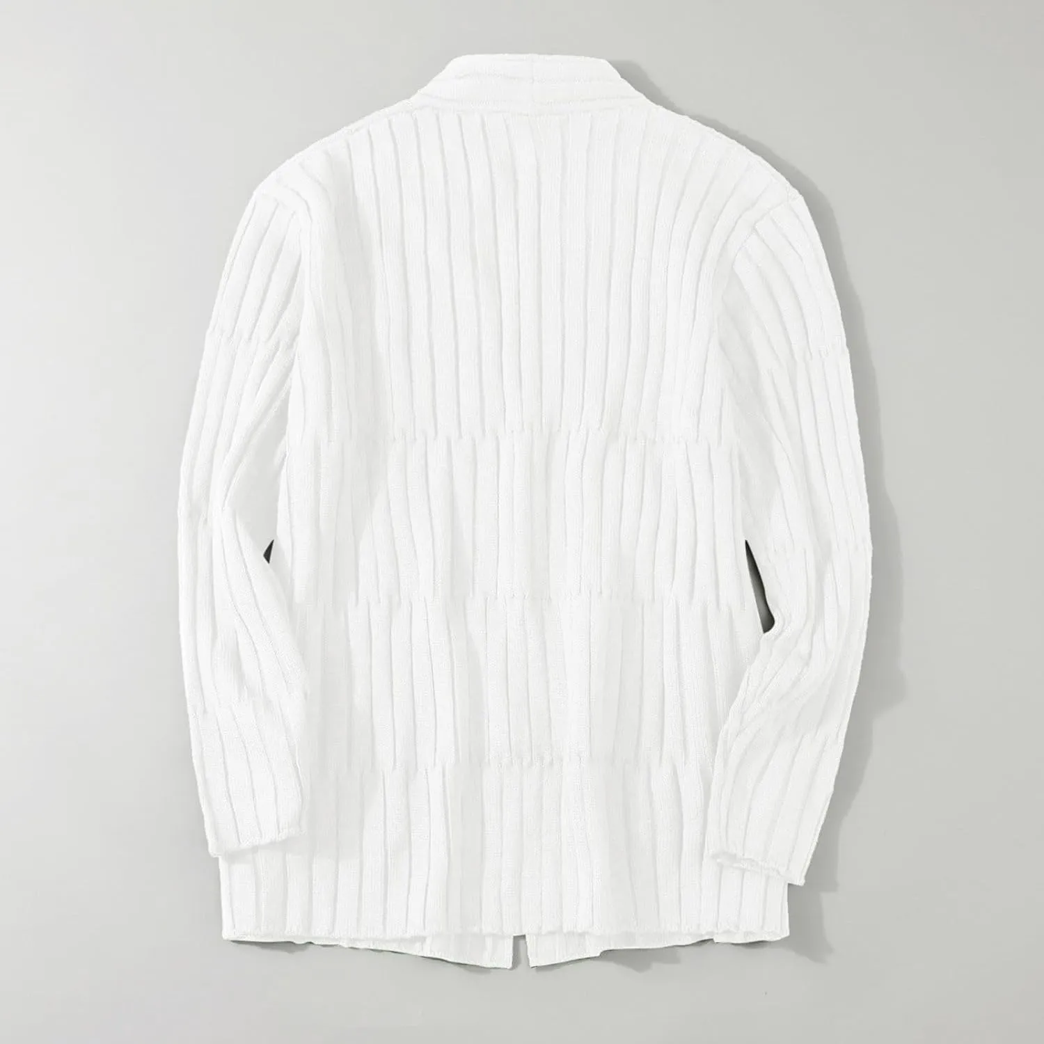 Mens Sweaters Vintage Casual Cardigan Sweaters Long Sleeve Shawl Button Down Mens Pullover Sweater v Neck