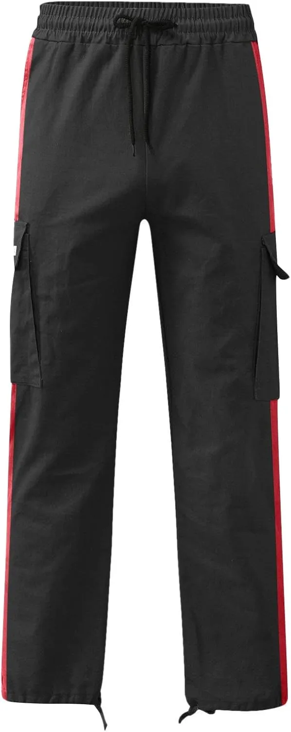 Mens Sweatpants with Pockets Big and Tall Slim Fit Camouflage Pants Cargo Pants for Men Stretch Men's Slim Fit Fleece