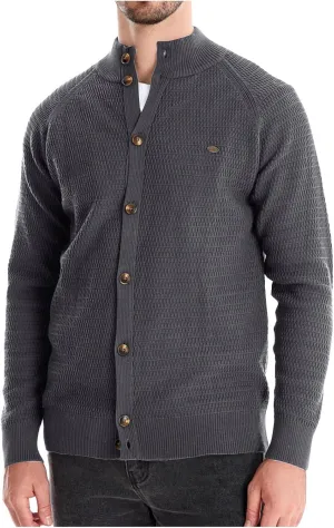 Men's Ugly Sweater Fashion Button Down Slim Fit Stand Collar Long Sleeves Knit Cardigan Shirt Jacket Blouse Tops