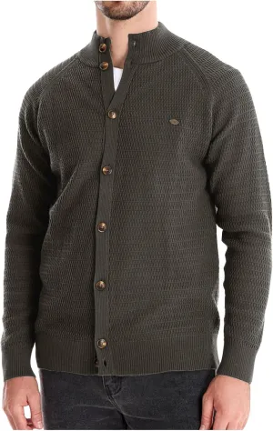 Men's Ugly Sweater Fashion Button Down Slim Fit Stand Collar Long Sleeves Knit Cardigan Shirt Jacket Blouse Tops
