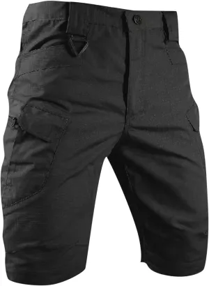 Men's Waterproof Tactical Shorts,Outdoor Cargo Shorts Lightweight Quick Dry Breathable Hiking Fishing Cargo Shorts