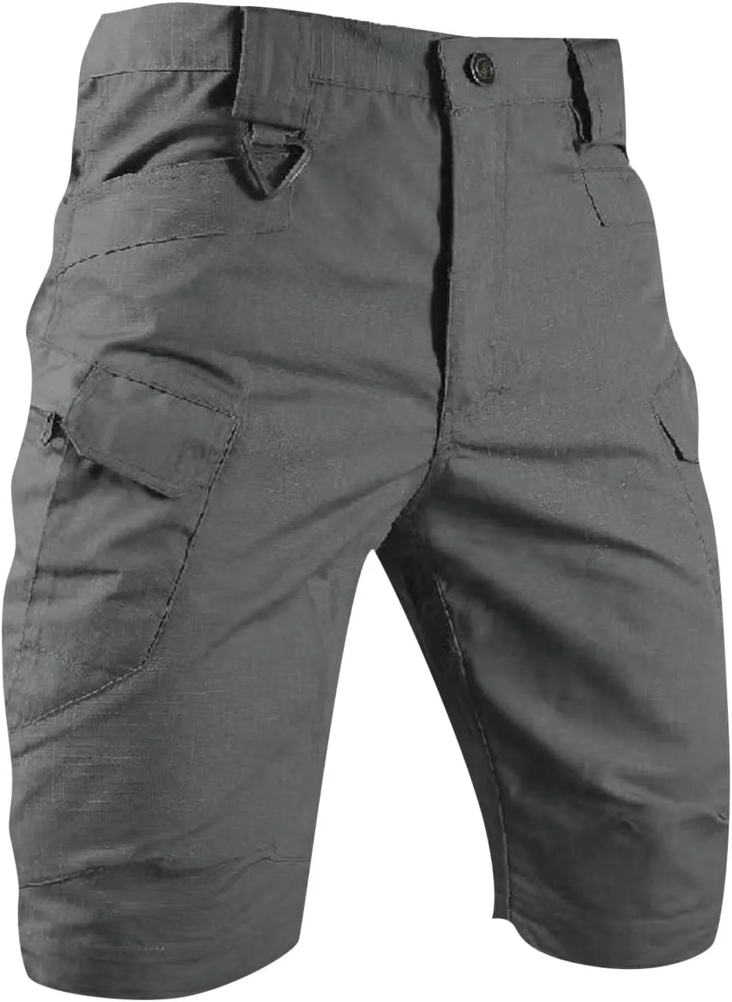 Men's Waterproof Tactical Shorts,Outdoor Cargo Shorts Lightweight Quick Dry Breathable Hiking Fishing Cargo Shorts