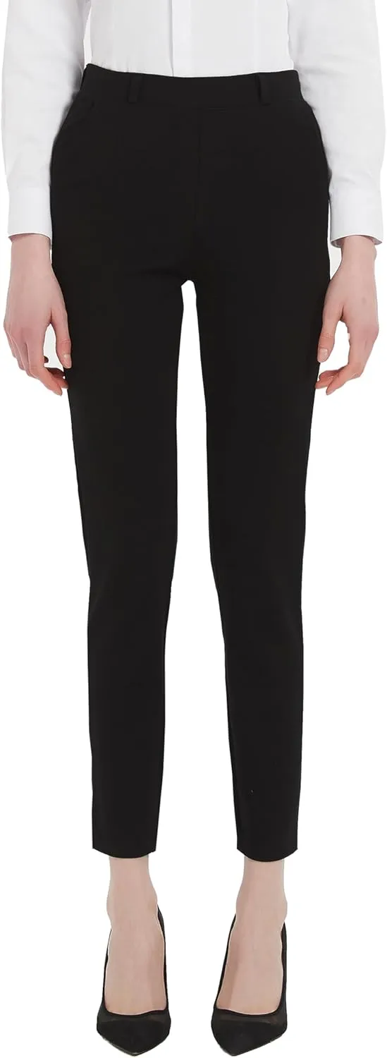 MGWDT Pants for Women's Dress Stretchy Blazer Business Pull On Work Pants