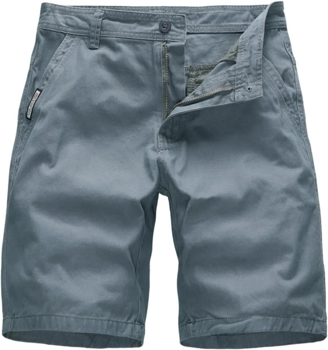 Mmoneyake Mens Casual Cargo Shorts Cotton Lounge Shorts Relaxed Fit Bermuda Shorts Athletic Sport Pants Outdoor Hiking Shorts