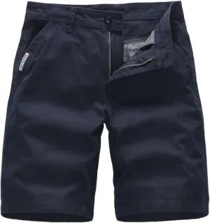 Mmoneyake Mens Casual Cargo Shorts Cotton Lounge Shorts Relaxed Fit Bermuda Shorts Athletic Sport Pants Outdoor Hiking Shorts