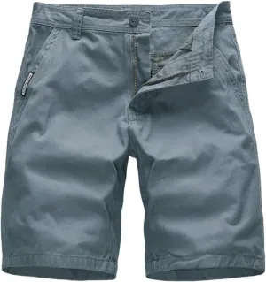 Mmoneyake Mens Casual Cargo Shorts Cotton Lounge Shorts Relaxed Fit Bermuda Shorts Athletic Sport Pants Outdoor Hiking Shorts
