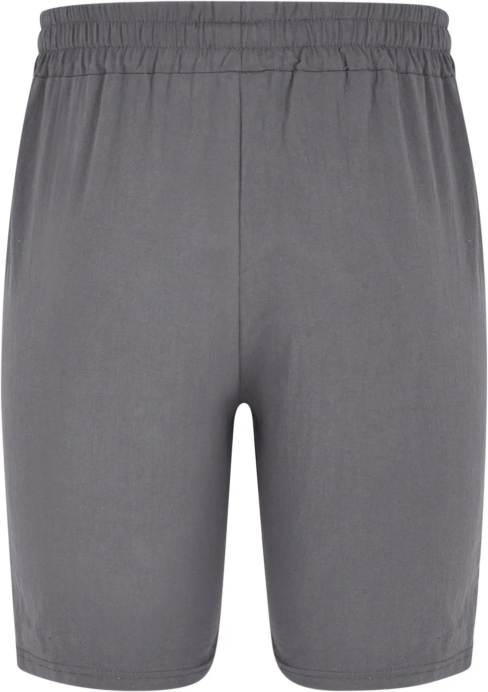 Muscularfit Cargo Shorts for Men Relaxed Fit Shorts with Pockets Summer Fashion Linen Cotton Shorts Stretch Athletic Shorts