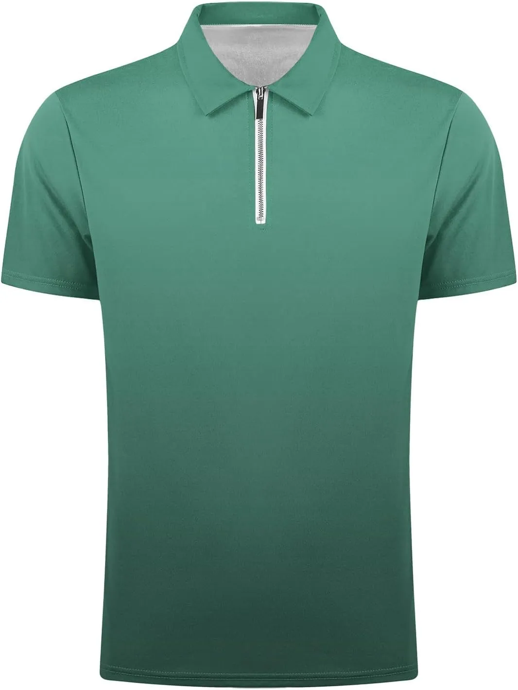Muscularfit Mens Henley Shirts Short Sleeve Quarter Zipper Polo Shirt Summer Casual Loose Athletic Gym Workout Tee Tops 2024
