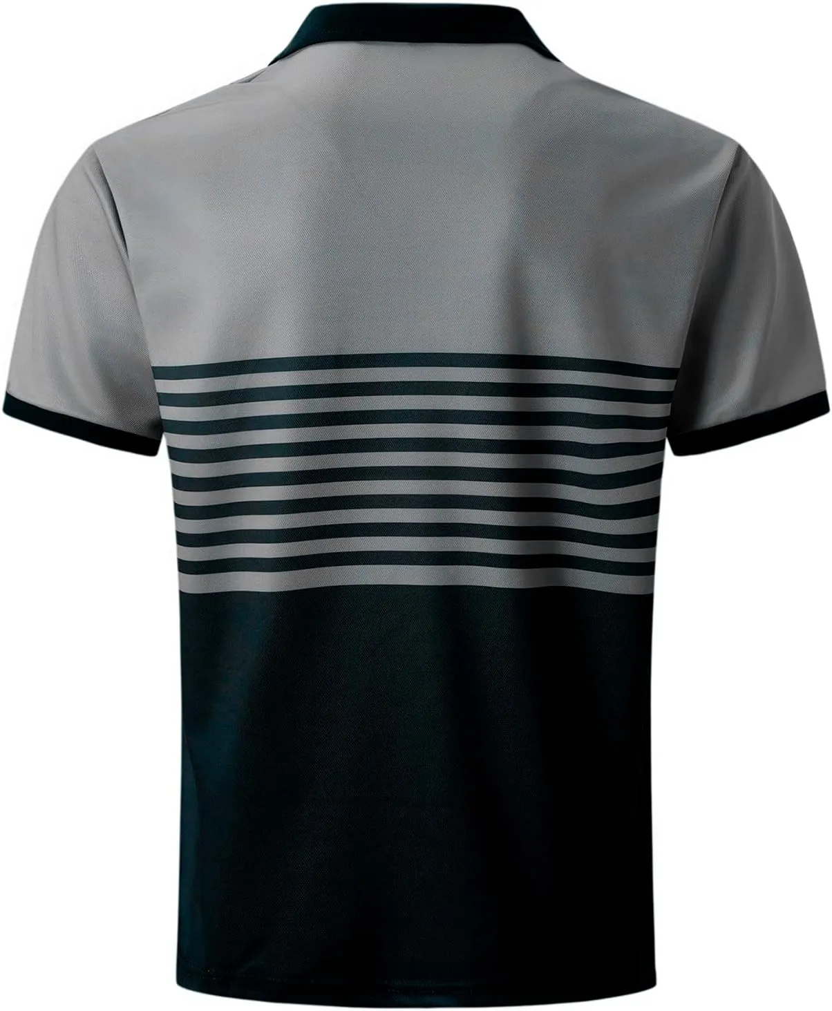 Muscularfit Mens Shirts Casual Stylish Button Down Short Sleeve Polo Shirt Summer Vacation Shirts Loose Athletic Pullover Tee