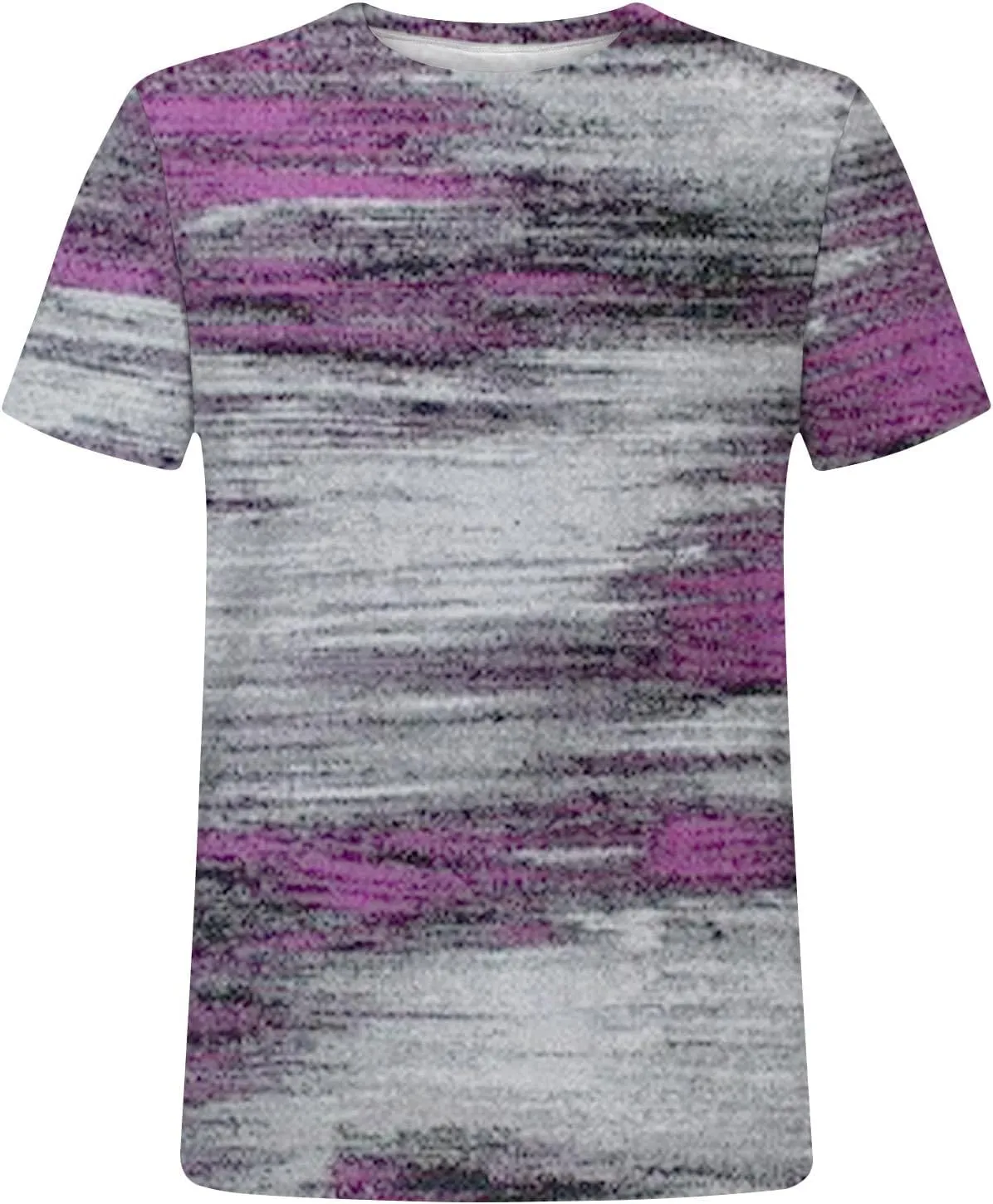 Muscularfit Mens Shirts Short Sleeve Casual Crewneck Pullover Tops Summer Print Gym Workout Tee Tops Fashion Outfits 2024