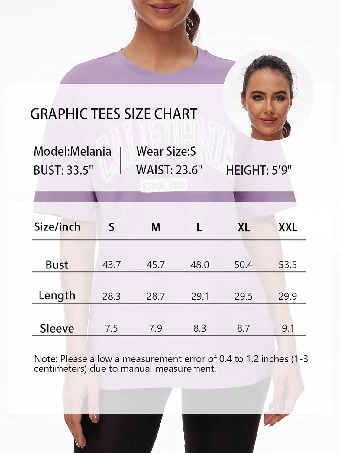 ORANDESIGNE Women Oversized Letter Print T Shirts Crewneck Graphic Short Sleeve Tees