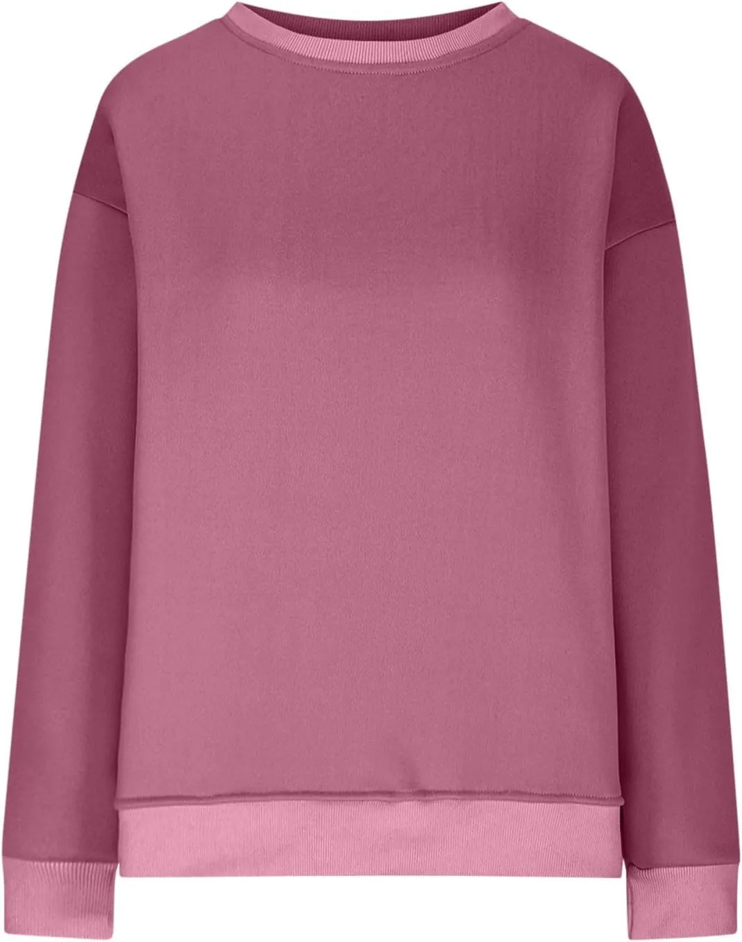 Oversized Sweatshirts for Women 2024 Trendy Long Sleeve Crewneck Tops Fall Sweaters Pullover Sweatshirt with Pockets