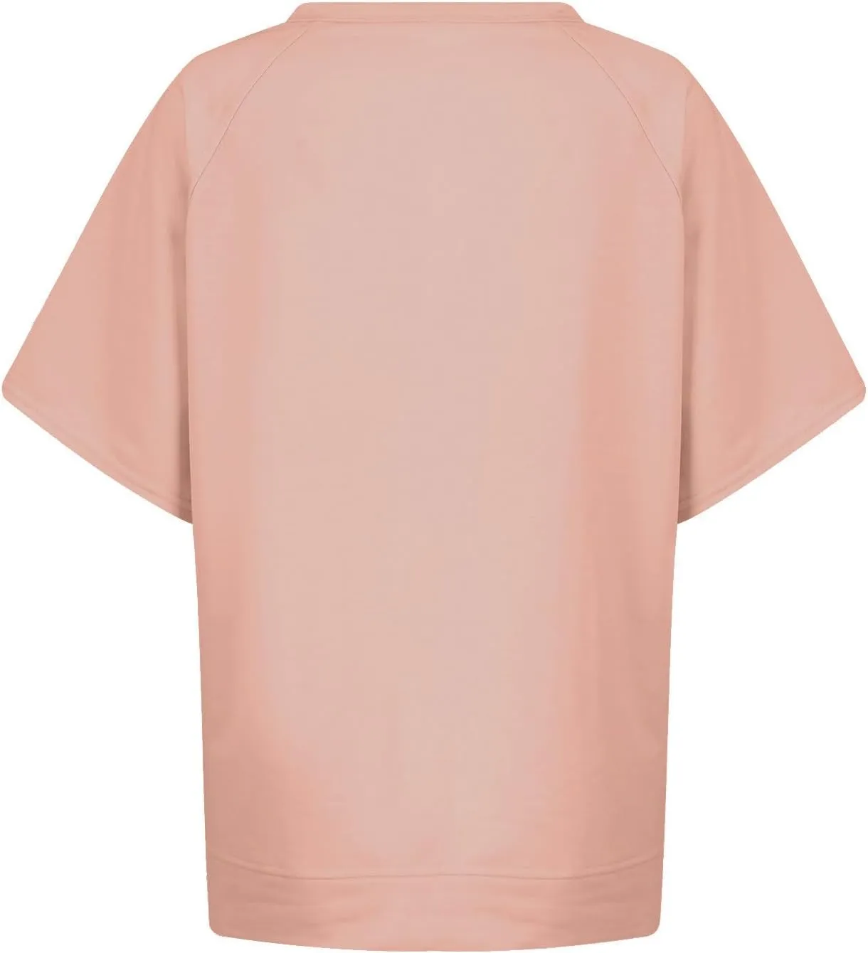Oversized T Shirts for Women Crewneck Short Sleeve Casual Summer Tunic Tops Trendy Solid Loose Fit High Low Blouses
