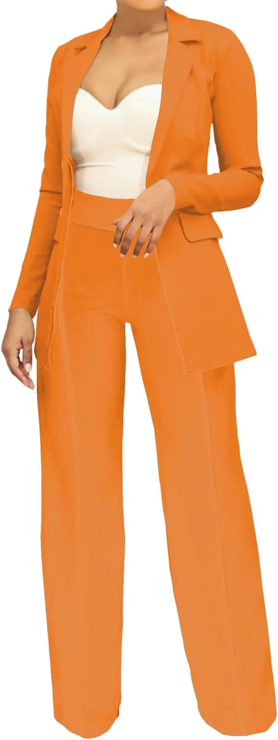 PINSV Women's High Waisted Stretchy Bootcut Pull On Dress Pants Casual Work Pants