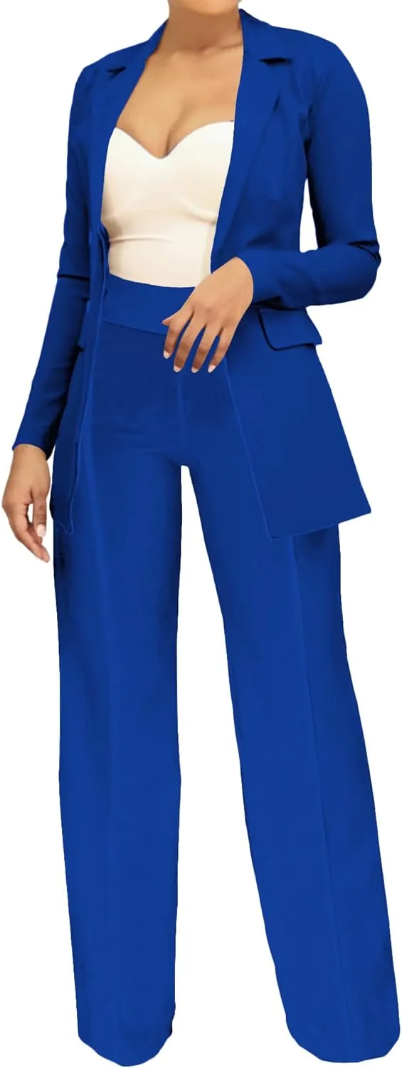 PINSV Women's High Waisted Stretchy Bootcut Pull On Dress Pants Casual Work Pants