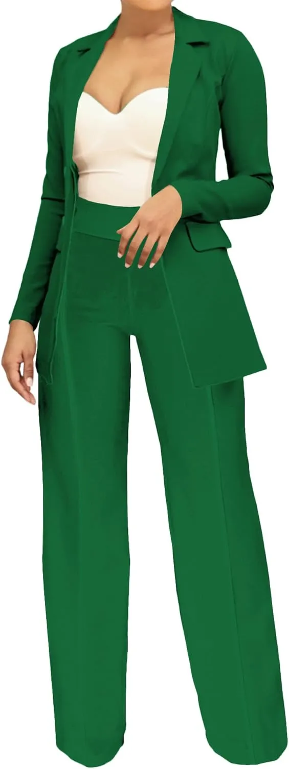PINSV Women's High Waisted Stretchy Bootcut Pull On Dress Pants Casual Work Pants