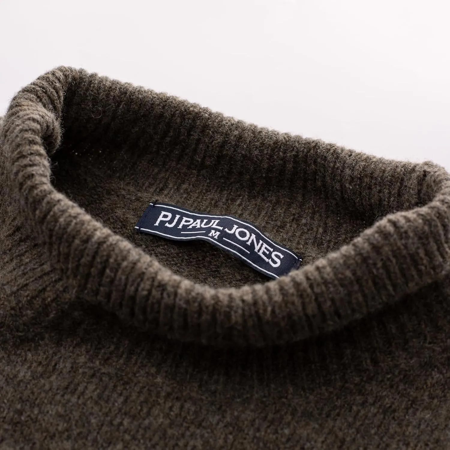 PJ PAUL JONES Men's Mock Turtleneck Sweater Long Sleeve Undershirts Wool Blend Pullover Sweaters