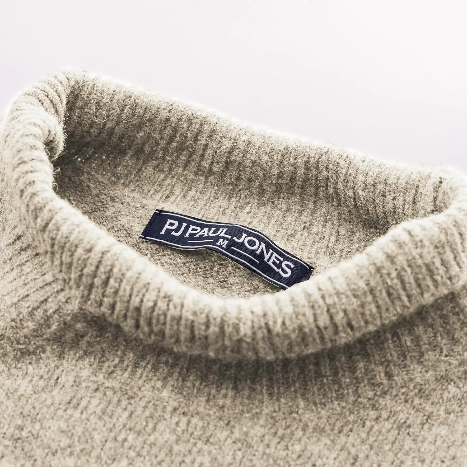 PJ PAUL JONES Men's Mock Turtleneck Sweater Long Sleeve Undershirts Wool Blend Pullover Sweaters