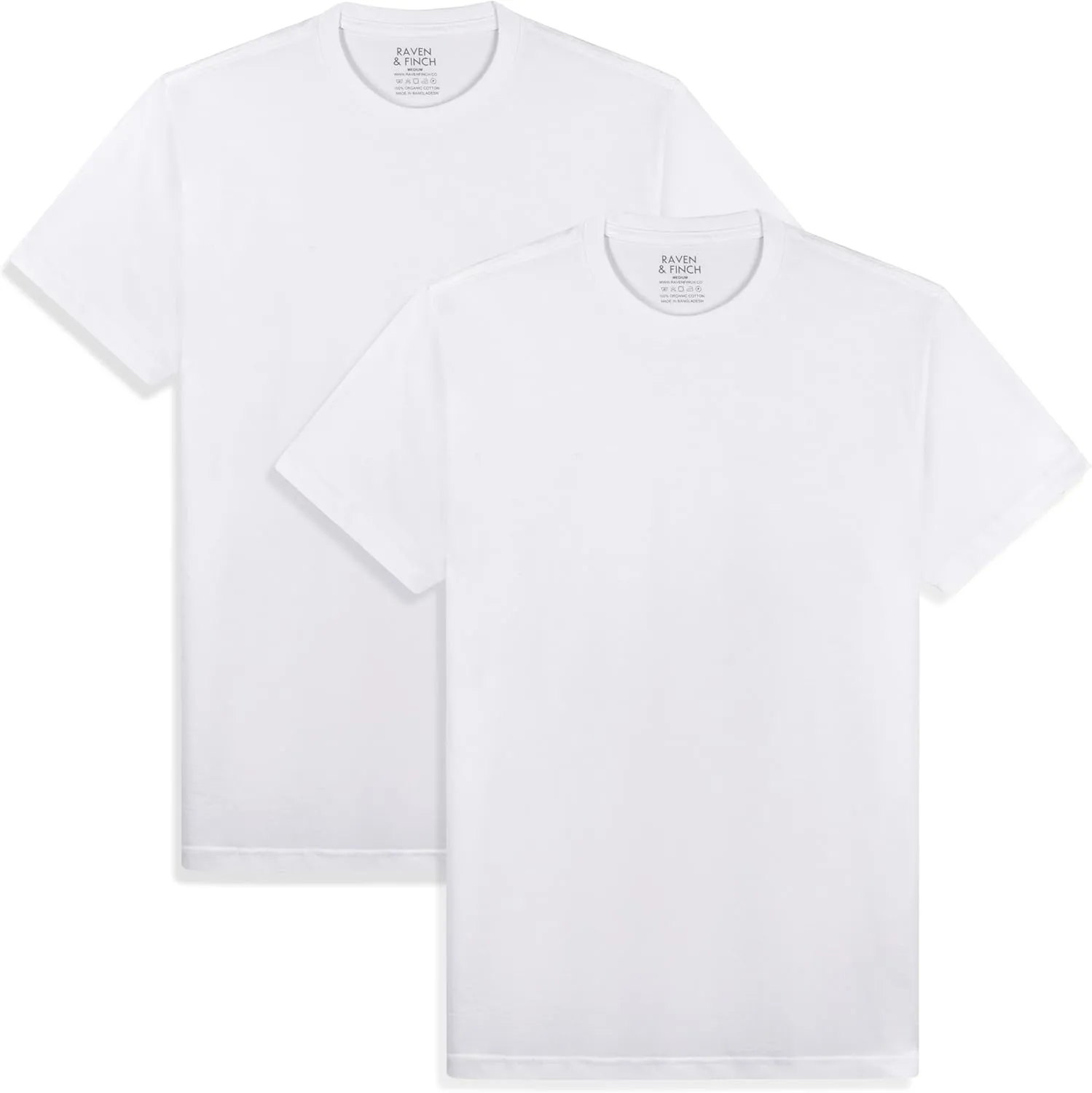 Raven & Finch Men's Crew Neck T-Shirts, Multipack