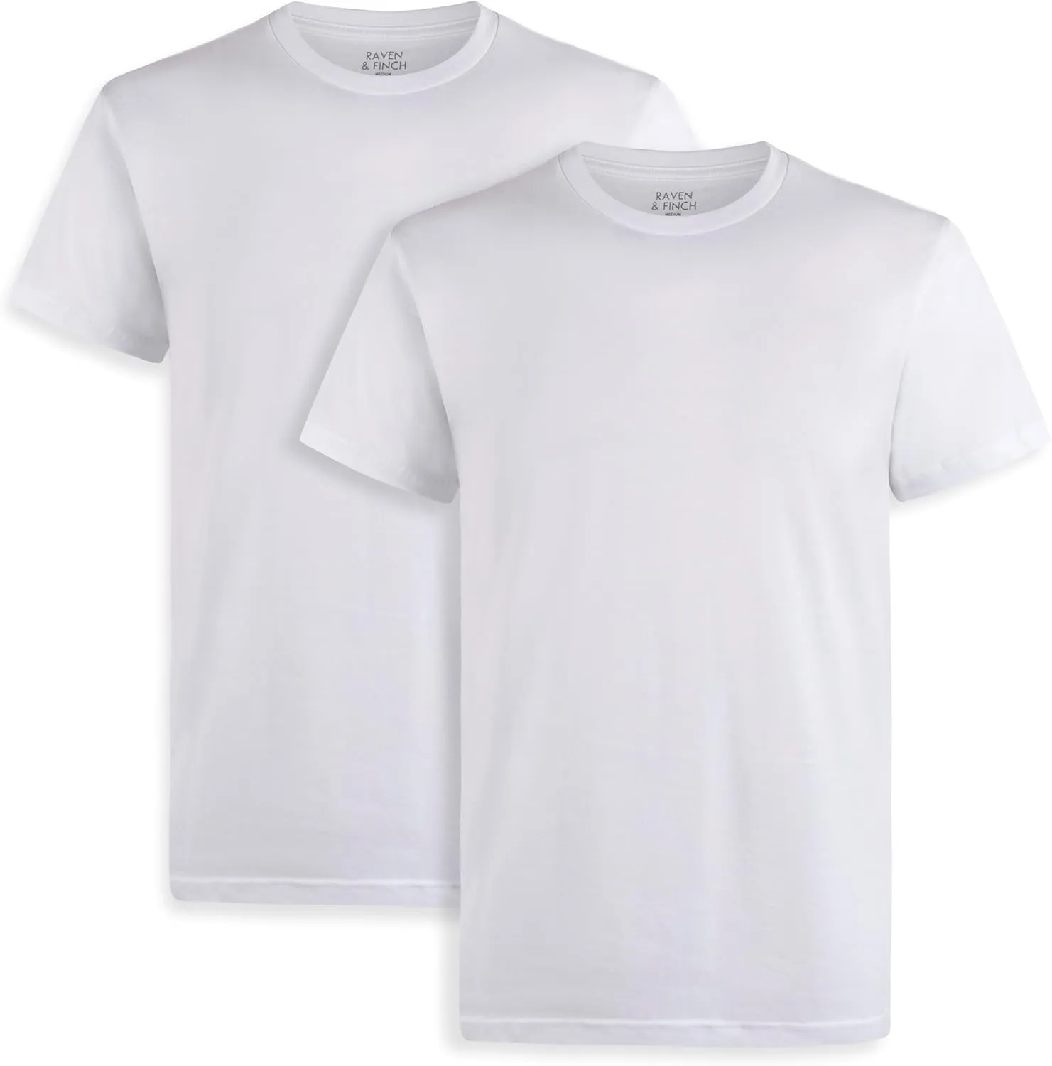Raven & Finch Men's Crew Neck T-Shirts, Multipack