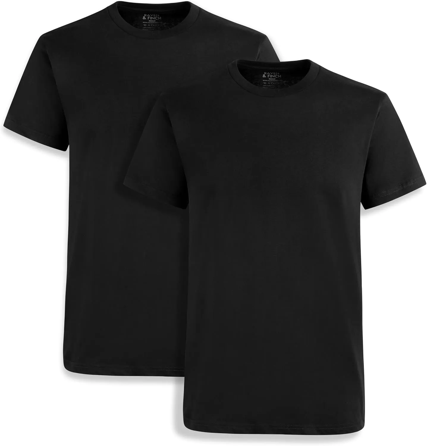 Raven & Finch Men's Crew Neck T-Shirts, Multipack