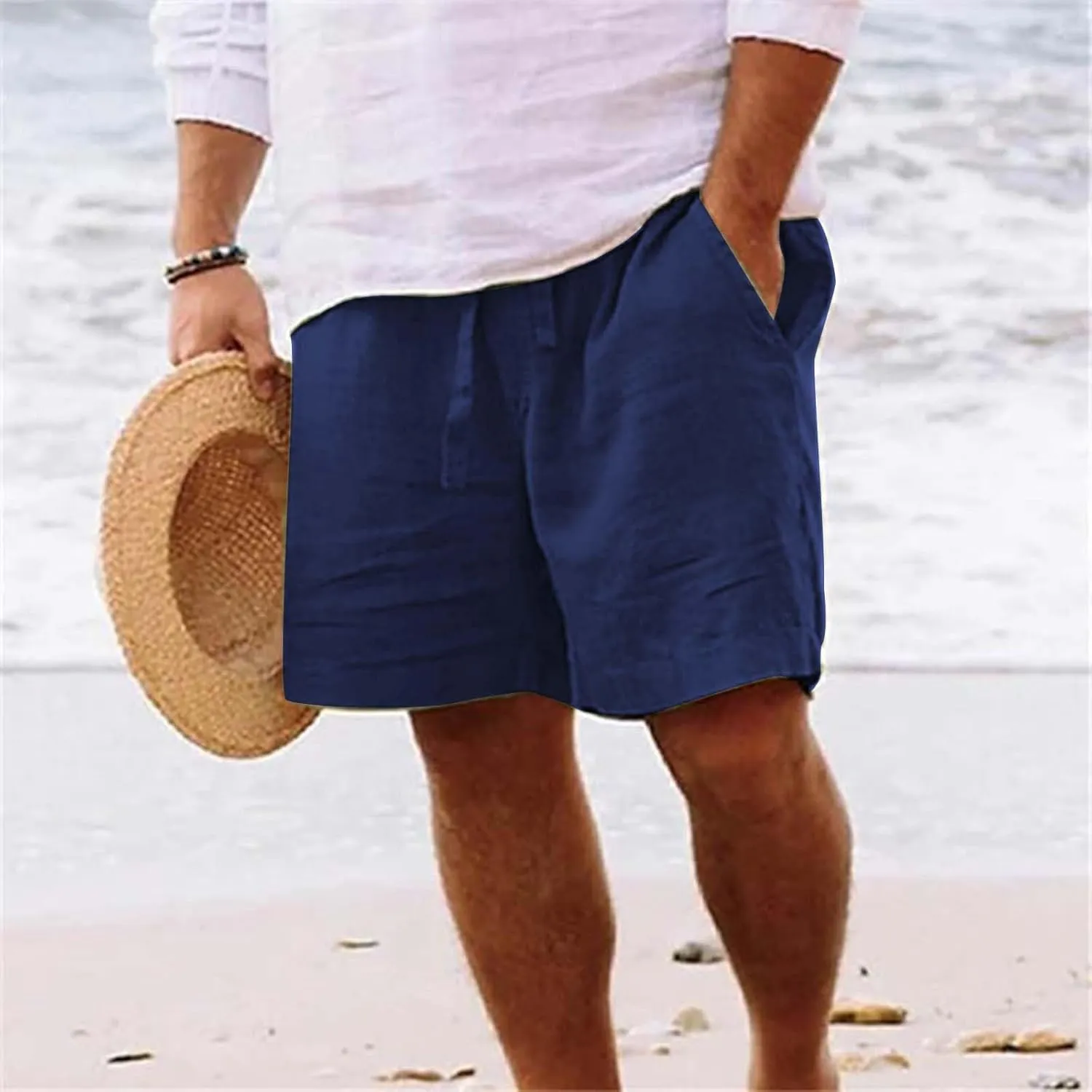 Shorts Men Casual Summer Men's Running Shorts 7 Inch Lightweight Breathable Gym Workout Athletic Shorts Board Shorts