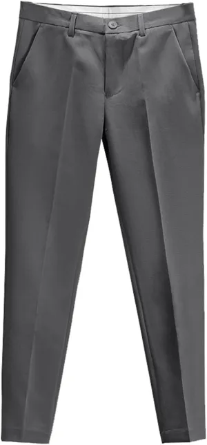 Summer Slim Fit Small Foot Casual Business Cropped Suit Pants Foam