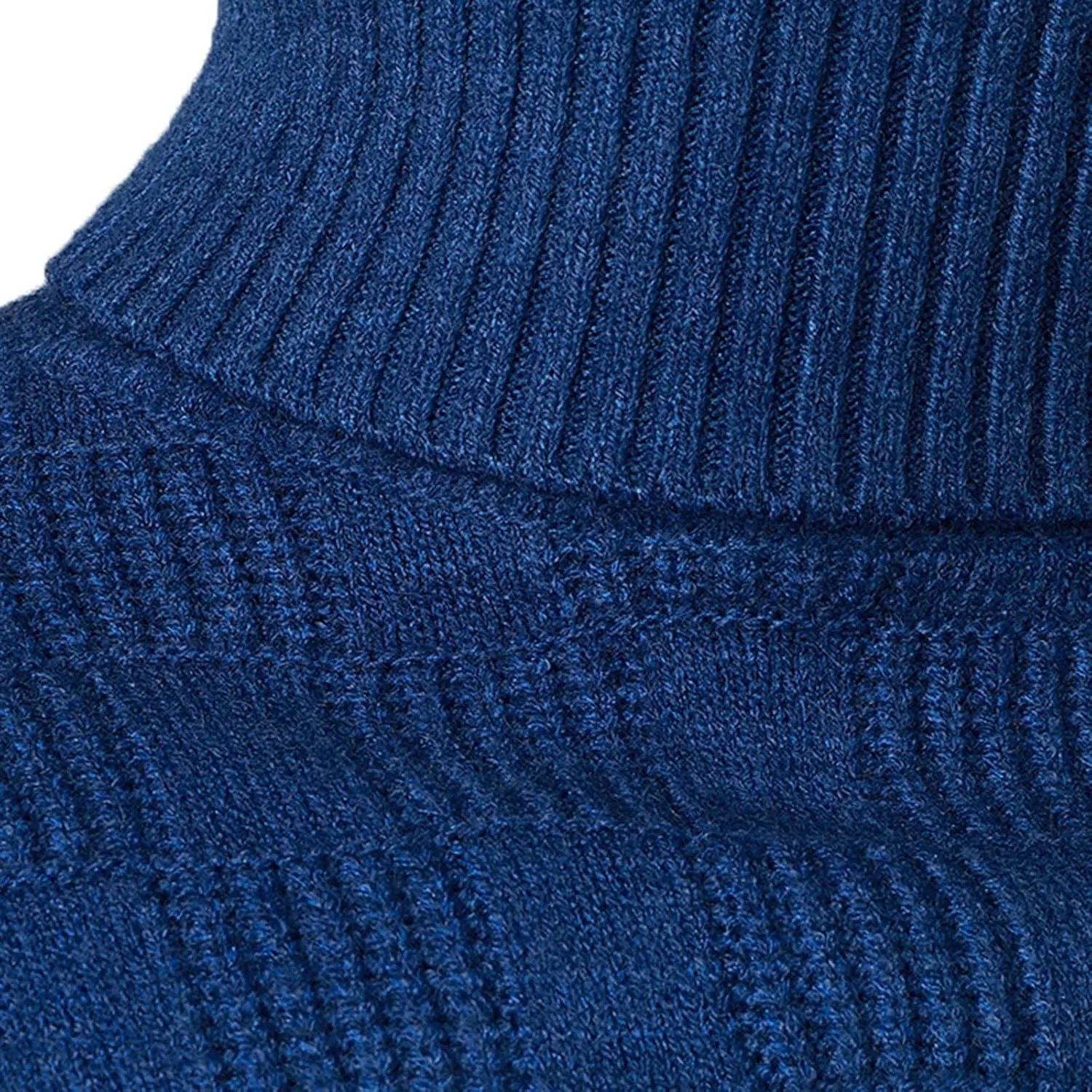 Sweaters for Men Men's Gradient Turtleneck Sweaters Long Sleeve Slim Fit Ribbed Knit Wool Thermal Pullover Sweater Top