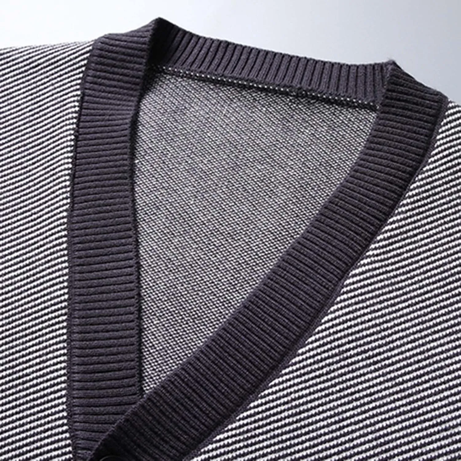 Sweaters for Men Men's Shawl Collar Button Down Cadigan Long Sleeve Sweaters with 2 Front Pockets