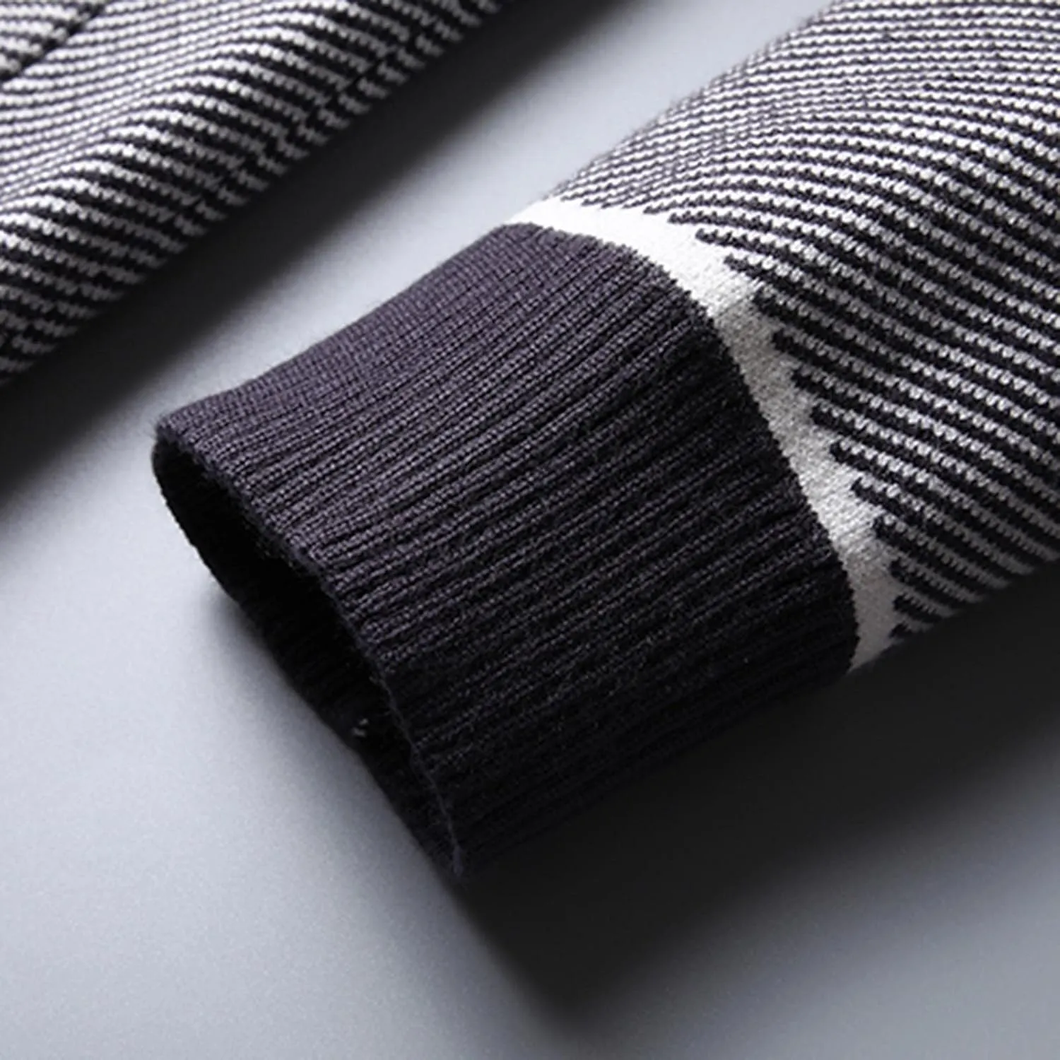 Sweaters for Men Men's Shawl Collar Button Down Cadigan Long Sleeve Sweaters with 2 Front Pockets