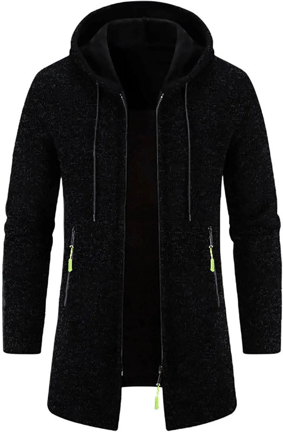 Sweaters for Men Men's Shawl Collar Long Cardigan Heavyweight Knitted Open Front Cardigans Sweaters
