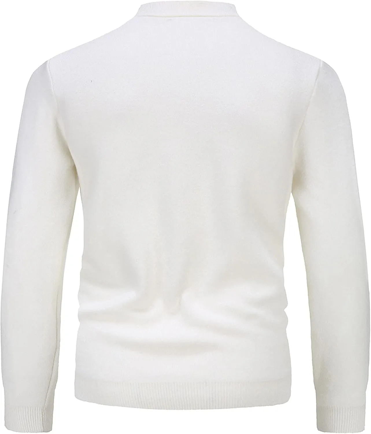 Sweaters for Men Men's Solid Turtleneck Sweaters Long Sleeve Slim Fit Ribbed Knit Thermal Pullover Sweater Baselayers