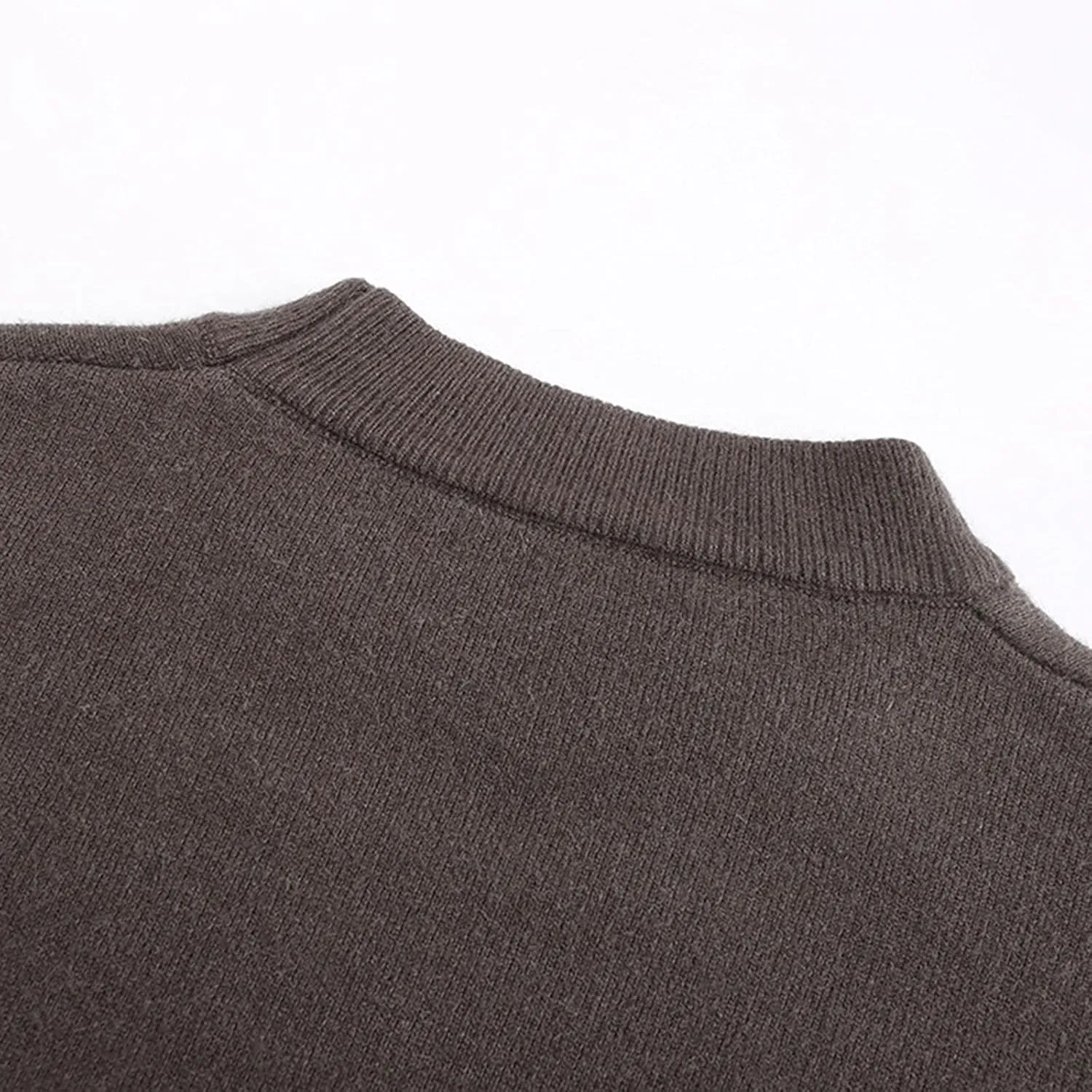 Sweaters for Men Men's Solid Turtleneck Sweaters Long Sleeve Slim Fit Ribbed Knit Thermal Pullover Sweater Baselayers