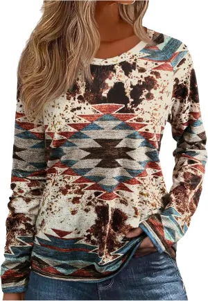 Tennessee Whiskey Shirt Cowgirls Western Graphic Tshirt Women Nashville Long Sleeve Tees Country Concert Top