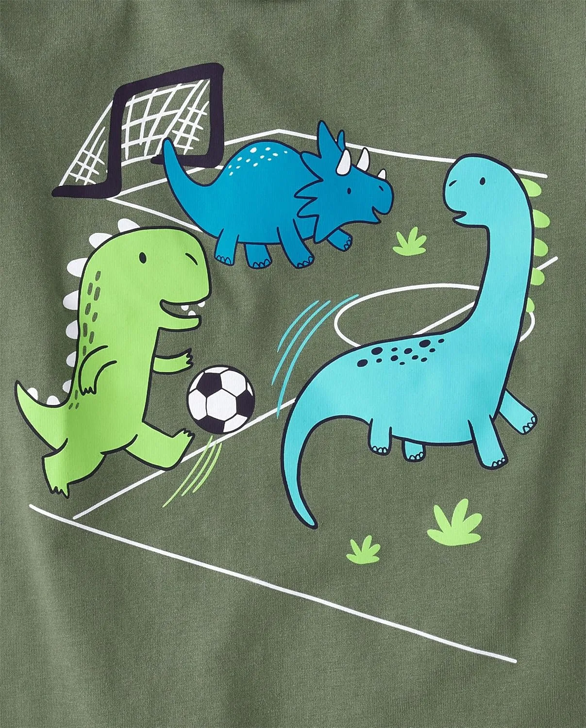The Children's Place Baby and Toddler Boys' Dino Short Sleeve Graphic T-Shirts, Multipack