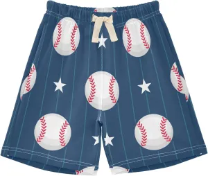 Toddler Baby Boy Shorts Sports Ball Baseball Star Jogger Shorts Summer Short Pants 2T