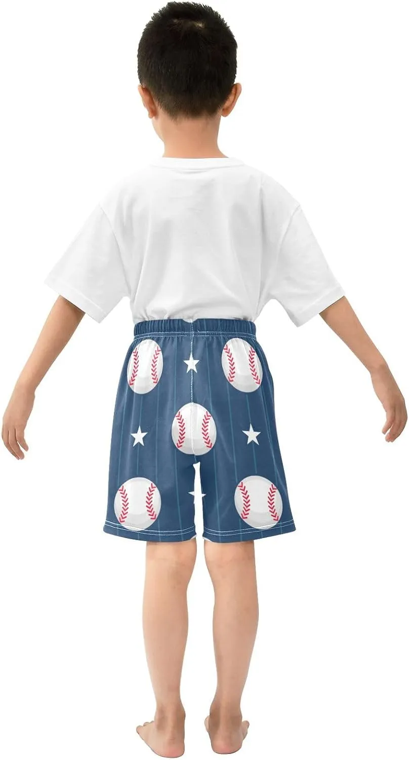 Toddler Baby Boy Shorts Sports Ball Baseball Star Jogger Shorts Summer Short Pants 2T