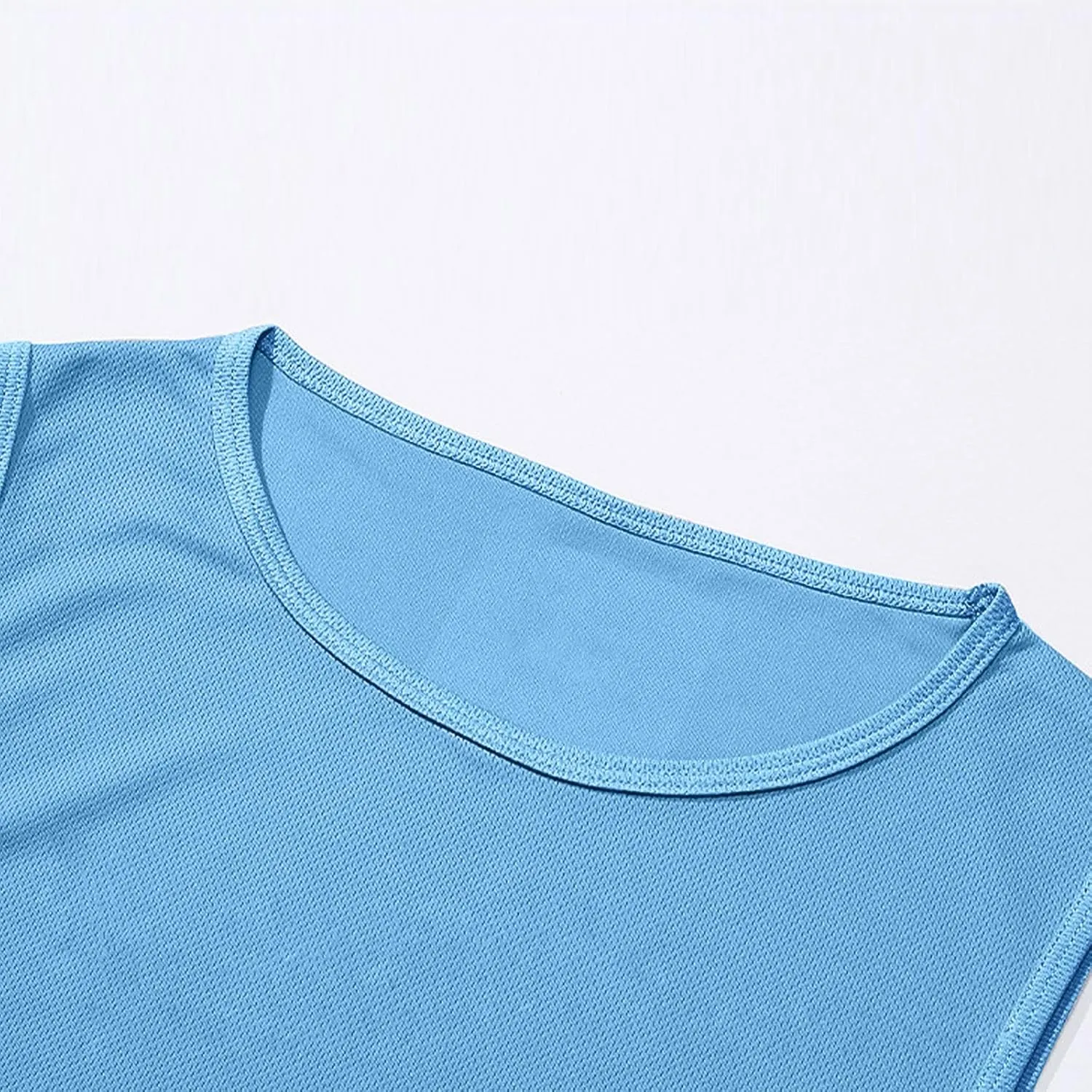 Uillui Mens Workout Tank Tops Quick Dry Running Shirts Sleeveless Mesh Muscle Gym Shirts Athletic Training Sports ​Tank Tops