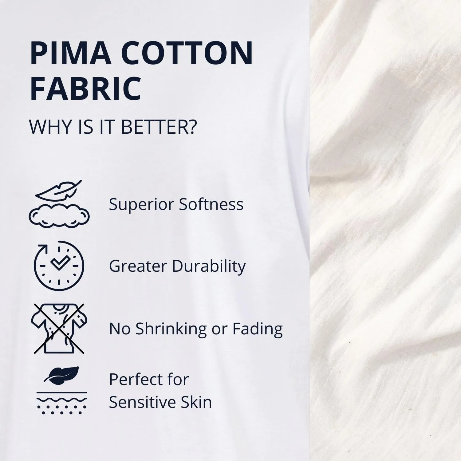 Ultra-Soft Pima Cotton Tshirt Men | Relaxed Fit Casual T Shirts for Man | Crew Neck & Short Sleeve | Premium T Shirts for Men