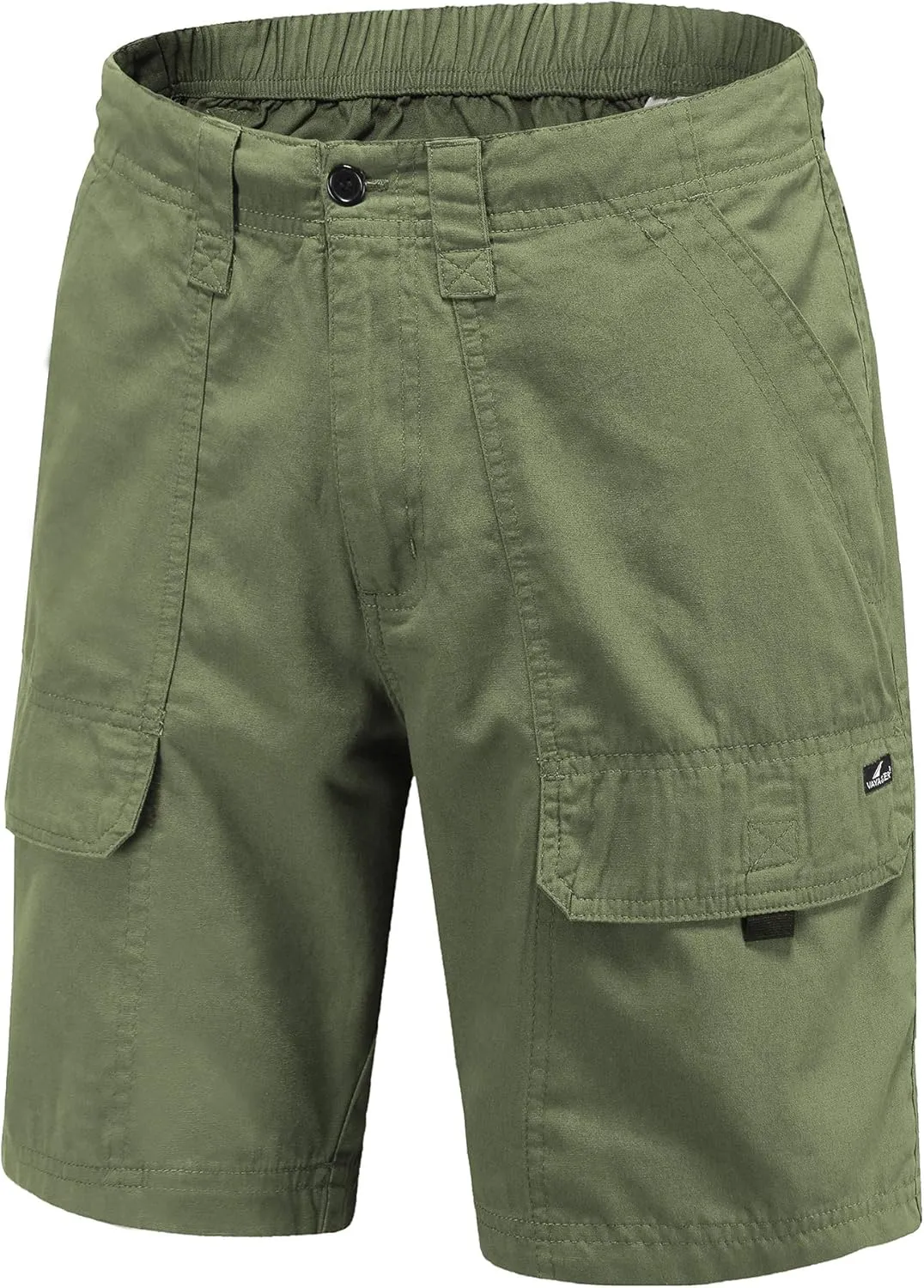 VAYAGER Sports Men's Cargo Shorts Cotton Lightweight Multi Pocket Casual Outdoor Hiking Shorts
