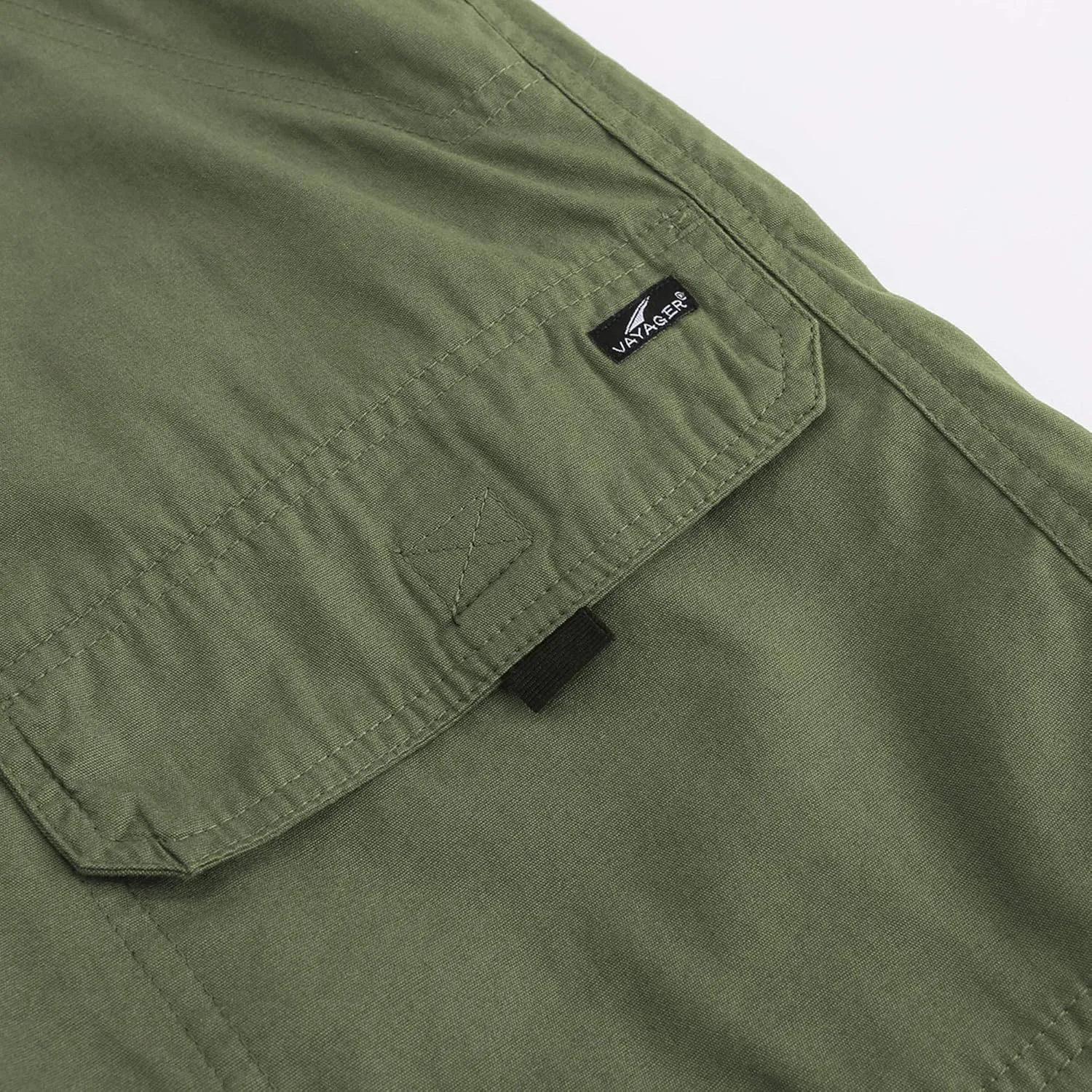 VAYAGER Sports Men's Cargo Shorts Cotton Lightweight Multi Pocket Casual Outdoor Hiking Shorts